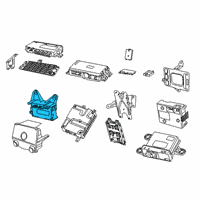 Genuine Toyota Transfer Case Shift Control Module diagram