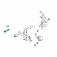 Genuine Ford Lower Control Arm Bolt diagram