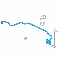 Genuine Ford Sway Bar diagram