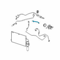 Genuine Ford A/C Accumulator Tube Outlet diagram