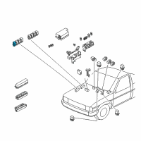 Genuine Toyota Starter Relay diagram
