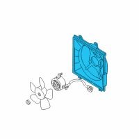 Genuine Ford Cooling Fan Shroud diagram