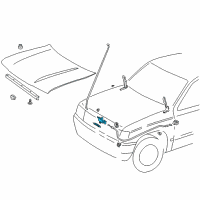 Genuine Toyota Lock diagram