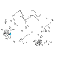 Genuine Ford Turbocharger Gasket diagram