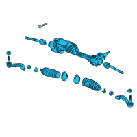 OEM 2016 Chevrolet Corvette Steering Gear Diagram - 84589958