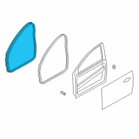 Genuine Ford Body Weatherstrip diagram
