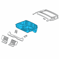 Genuine Chevrolet Corvette Panel Kit,Rear Compartment Floor diagram