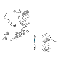 Genuine Ford Oil Filter Housing Return Tube diagram