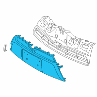 Genuine Toyota Grille Covers diagram