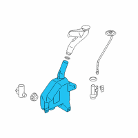Genuine Washer Reservoir diagram
