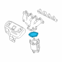Genuine Ford Exhaust Manifold Gasket diagram