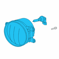 Genuine Toyota Fog Lamp Assembly diagram