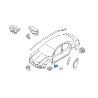 Genuine Ford Occupant Sensor diagram