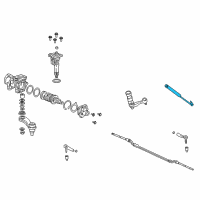Genuine Ford Steering Damper diagram