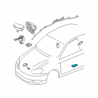 Genuine Toyota Discriminating Sensor diagram