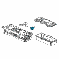 Genuine Ford Battery Service Plug diagram