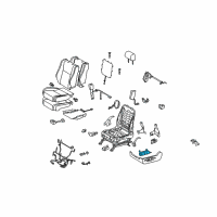 Genuine Toyota Seat Switch diagram