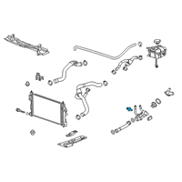 Genuine Ford Cooling Fan Temperature Switch diagram