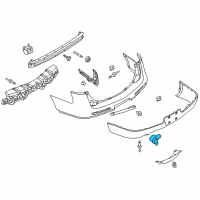 Genuine Ford Reverse Sensor diagram