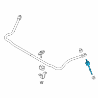 Genuine Ford Stabilizer Link diagram