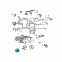 Genuine Toyota Camry Fuel Gauge diagram