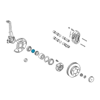Genuine Wheel Bearing Spacers diagram