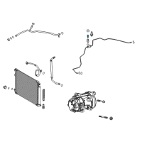 Genuine Toyota Camry Suction Pipe Valve diagram