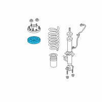 Genuine Ford Upper Seat diagram