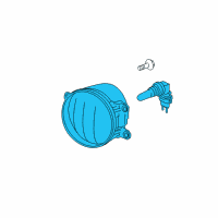 Genuine Toyota Fog Lamp Assembly diagram