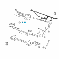 Genuine Chevrolet Sensor Kit,Rear Object *Primer diagram