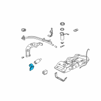 Genuine Toyota Fuel Filter Mounts diagram