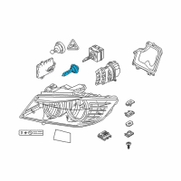 Genuine Ford Fog Light Bulbs diagram