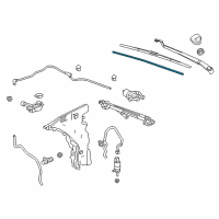 Genuine Chevrolet Camaro Blade Kit-Windshield Wiper Refill LH diagram