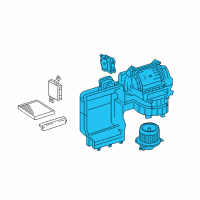 Genuine Toyota Camry Blower Assembly diagram