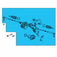 OEM 2021 GMC Sierra 1500 Steering Gear Diagram - 84733680