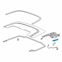 Genuine Chevrolet Cylinder Asm-Folding Top Stowage Compartment diagram