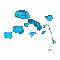 OEM 2019 Chevrolet Trax Mirror Diagram - 42655744