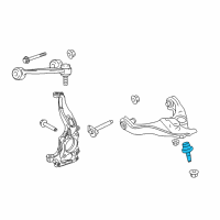 Genuine Ford Lower Ball Joint diagram