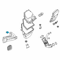 Genuine Ford Air Intake Hose Seal diagram