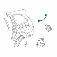 Genuine Ford Release Cable diagram