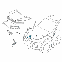 Genuine Toyota Lock diagram