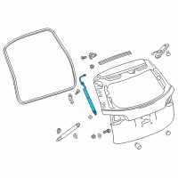 OEM 2021 Chevrolet Equinox Lift Cylinder Diagram - 84223873