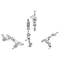 Genuine Ford Control Arm Bumper diagram