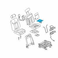 Genuine Ford Seat Cushion Heater diagram