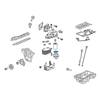 Genuine Ford Oil Filter Gasket diagram