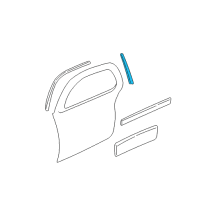 Genuine Toyota Rear Panel Applique diagram