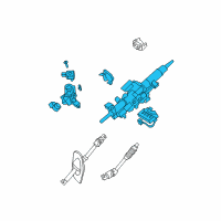 Genuine Toyota Column Assembly diagram