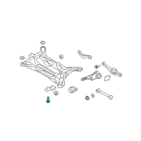 Genuine Ford Bracket Bolt diagram