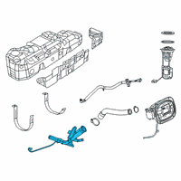 OEM 2020 Ram 1500 Tube-Fuel Filler Diagram - 52029841AI