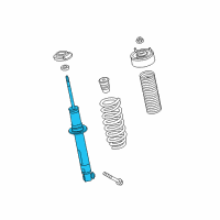Genuine Cadillac Rear Shock Absorber Assembly diagram
